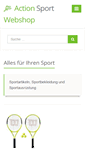 Mobile Screenshot of action-sport-webshop.de
