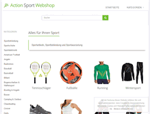 Tablet Screenshot of action-sport-webshop.de